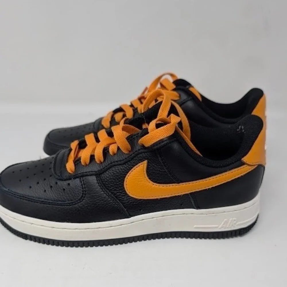 Nike‎ Air Force 1 Low Women's sz 7 black and orange Sneakers